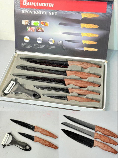 SET DE CUCHILLOS 6 PCS DAINAYOUTH